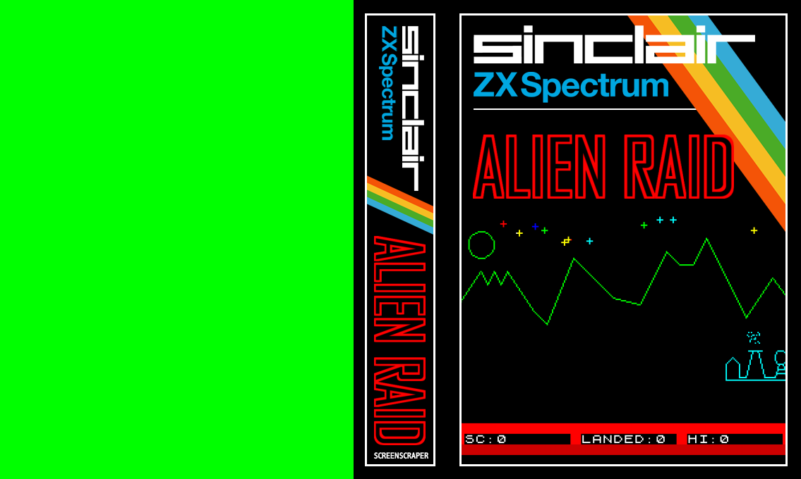 Alien Raid — box-texture (SS)