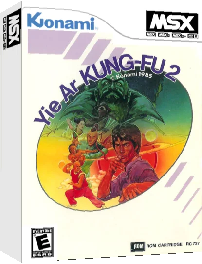 Yie Ar Kung-Fu 2 — box-3D (US)