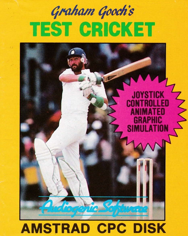 Graham Gooch's Test Cricket box art