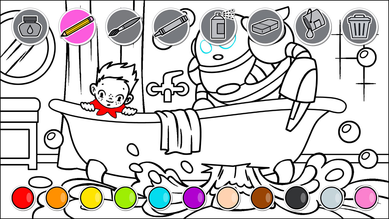 Comic Colouring Book — ss (WOR)