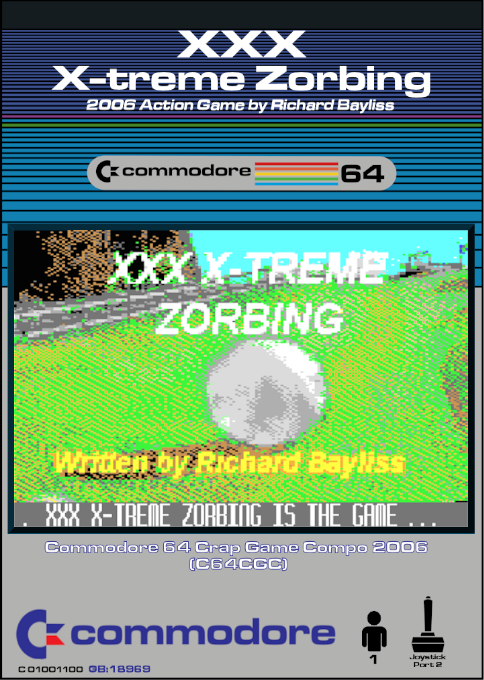XXX X-treme Zorbing box art