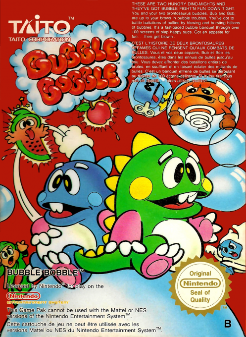 Bubble Bobble — box-2D (EU)