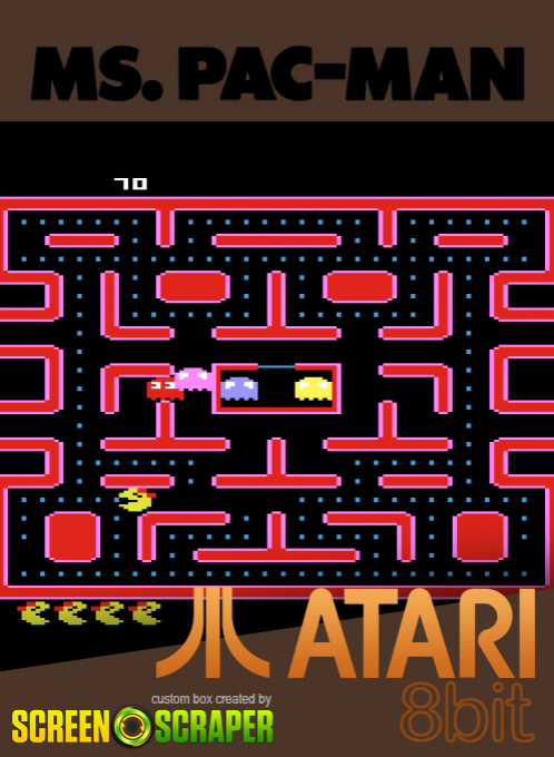 Ms. Pac-man — box-2D (SS)