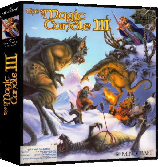 Magic Candle 3, The — box-3D (US)