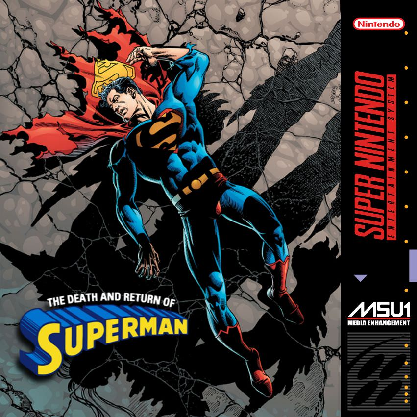 The Death and Return of Superman box art