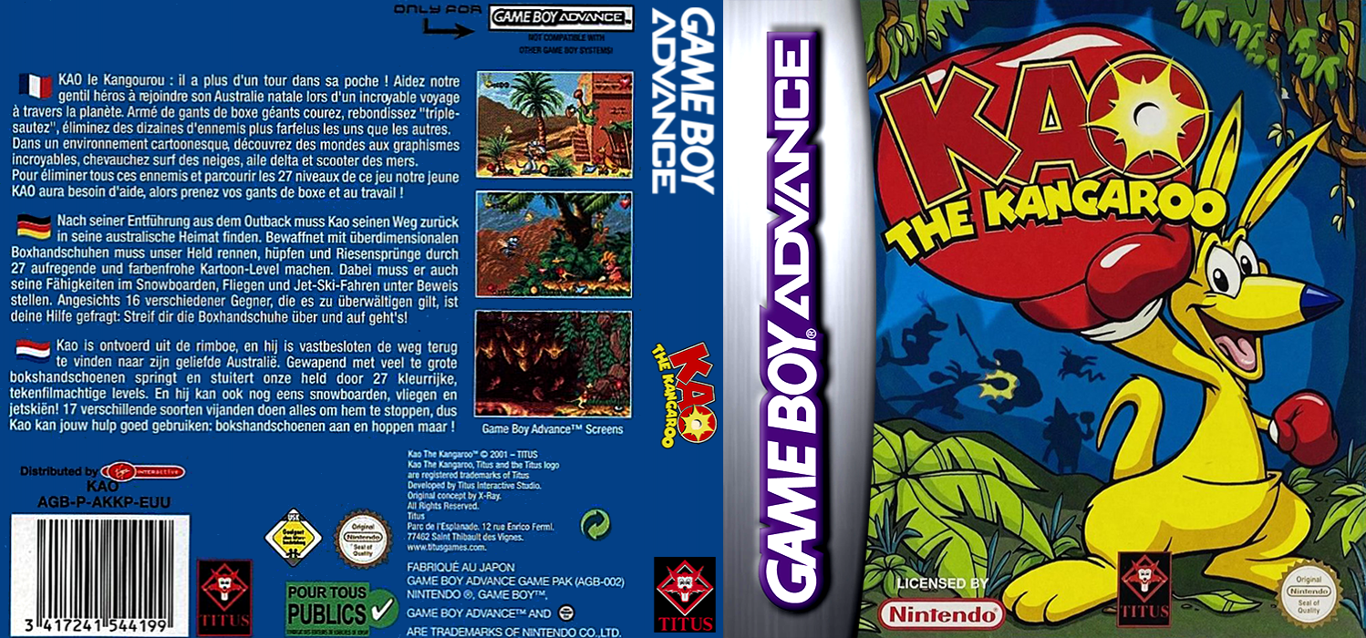 KAO the Kangaroo — box-texture (EU)