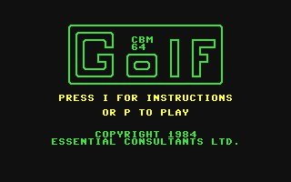 CBM 64 Golf — sstitle (WOR)