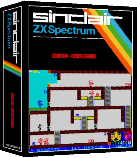 Agent Blue - Daytime Missions — box-3D (SS)