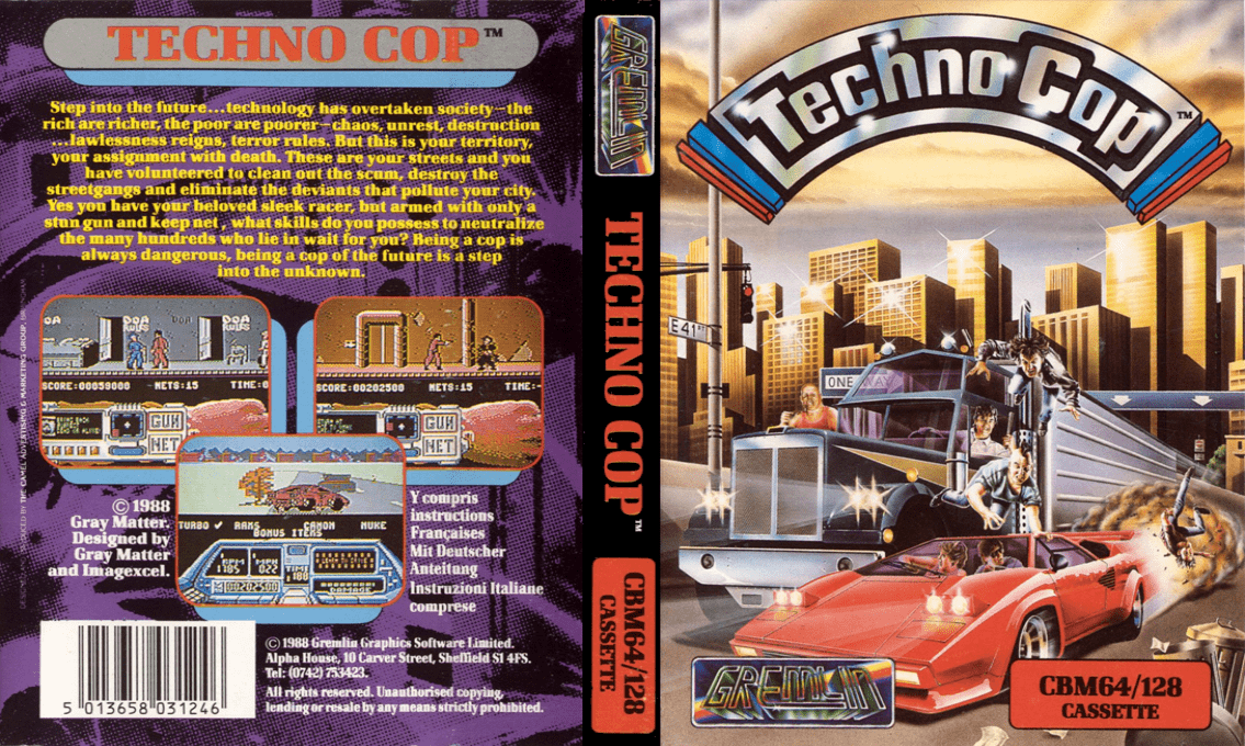 Techno Cop — box-texture (EU)