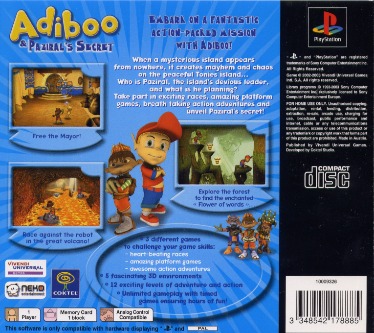 Adiboo & Paziral's Secret — box-2D-back (EU)