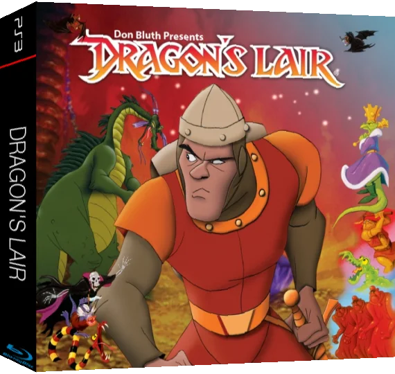 Dragon's Lair — box-3D (US)