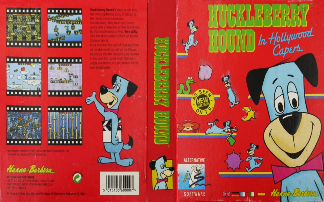 Huckleberry Hound In Hollywood Capers — box-texture (EU)