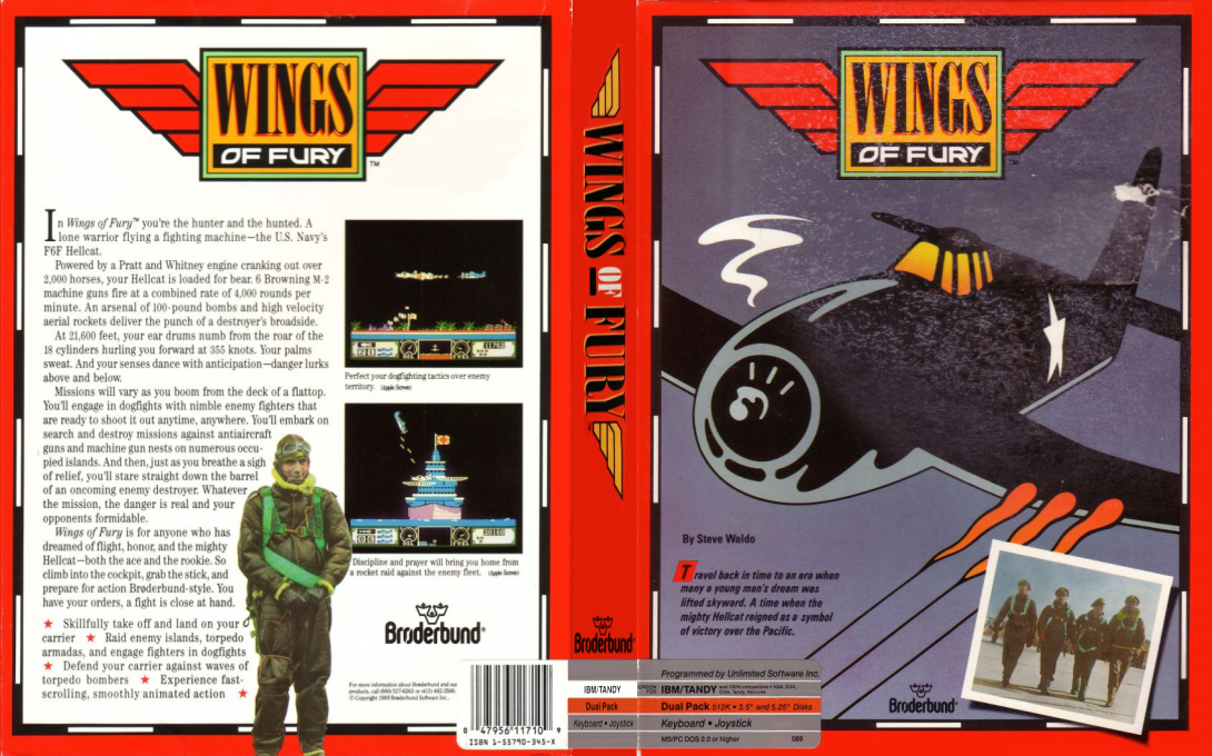 Wings Of Fury — box-texture (US)