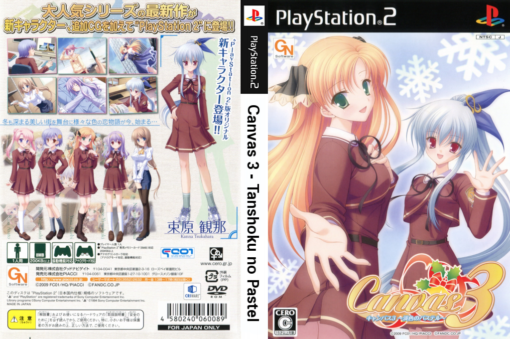 Canvas 3 - Tanshoku no Pastel — box-texture (JP)