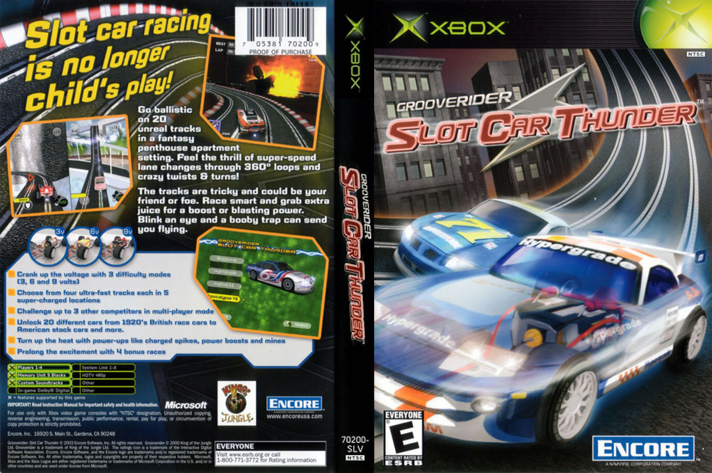 Grooverider - Slot Car Thunder — box-texture (US)