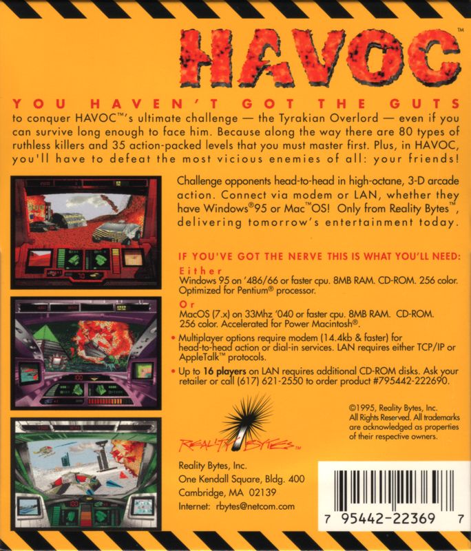 Havoc — box-2D-back (WOR)