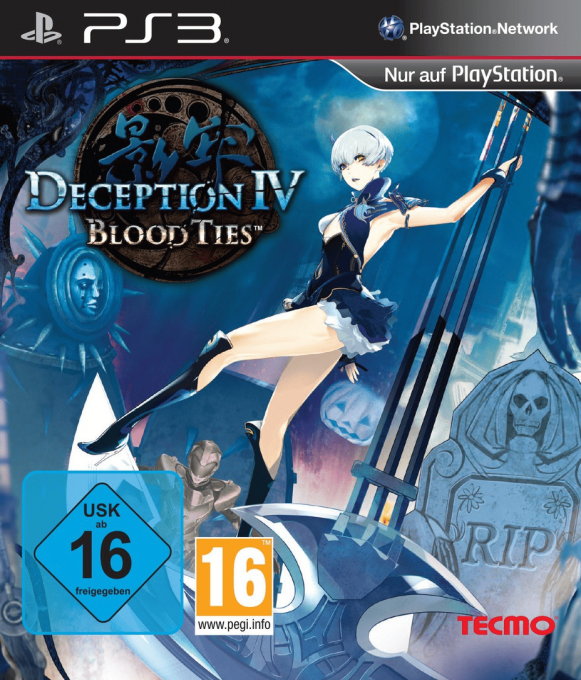 Deception IV - Blood Ties — box-2D (DE)