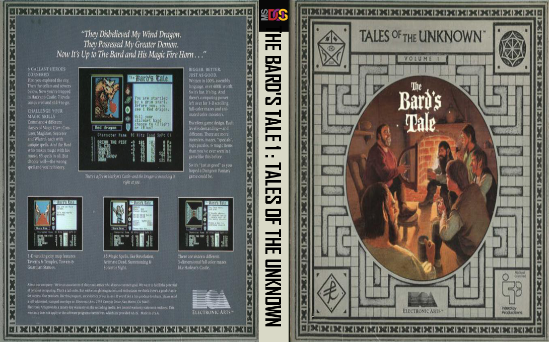Bard's Tale, The — box-texture (US)