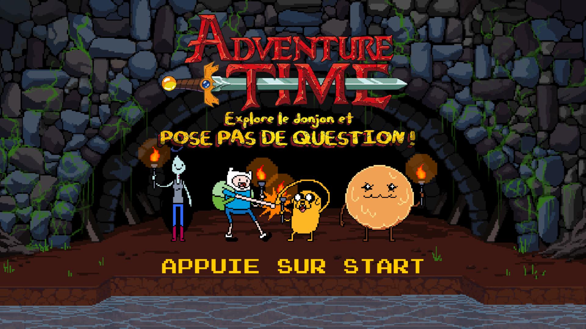 Adventure Time - Explore the Dungeon Because I Don't Know! — sstitle (FR)