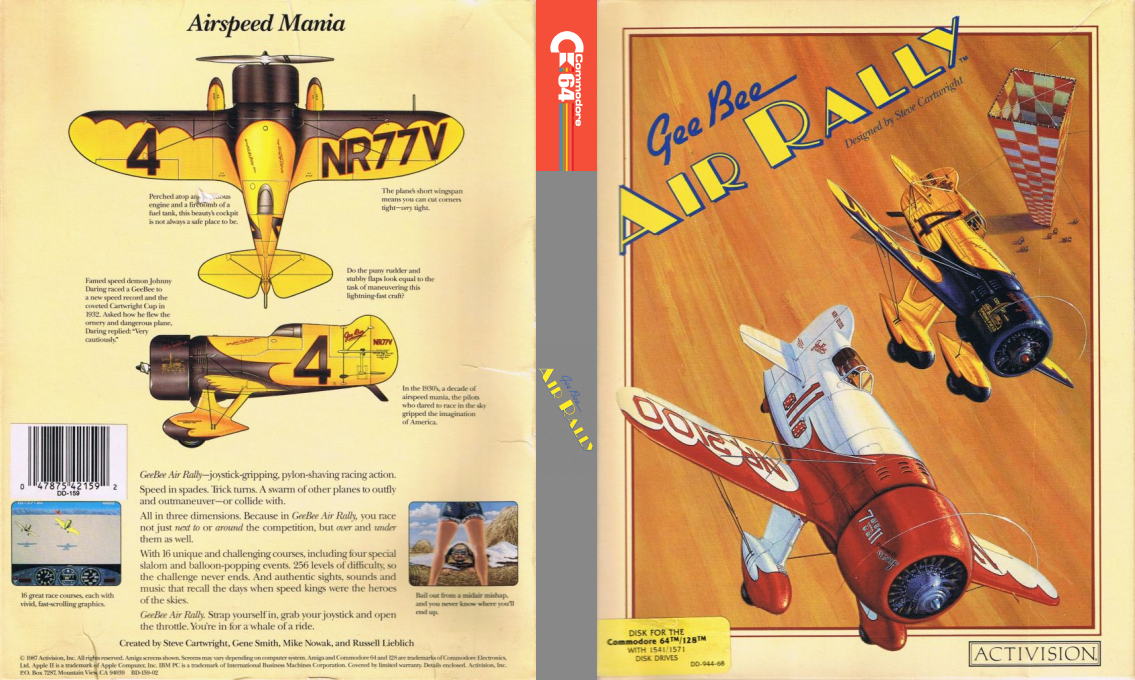 Gee Bee Air Rally — box-texture (US)