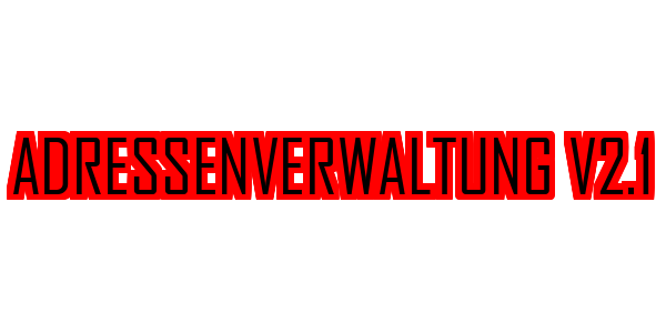 Adressenverwaltung V2.1 — wheel-hd (SS)