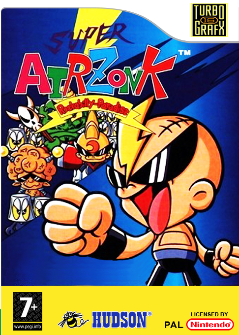 Super Air Zonk - Rockabilly Paradise — box-2D (EU)