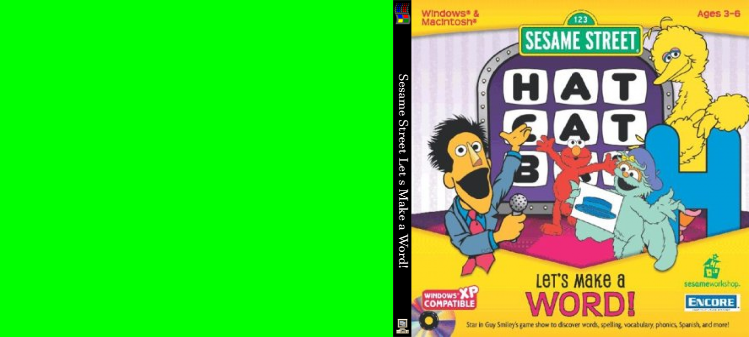 Sesame Street: Let's Make a Word! — box-texture (CUS)