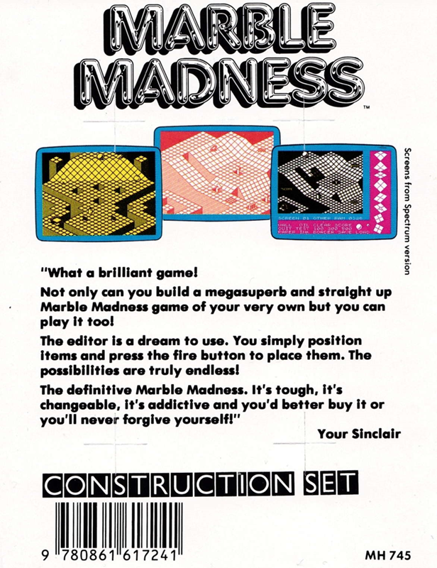 Marble Madness Construction Set — box-2D-back (EU)