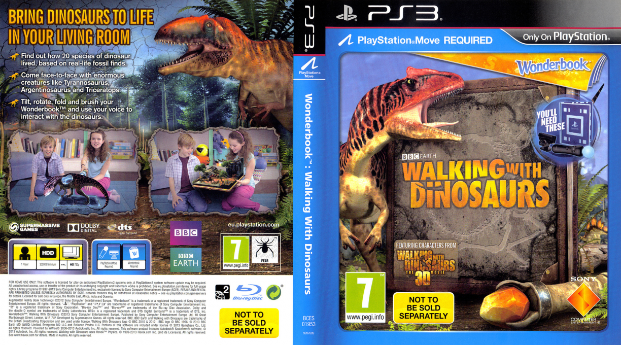 Wonderbook - Walking with Dinosaurs — box-texture (EU)