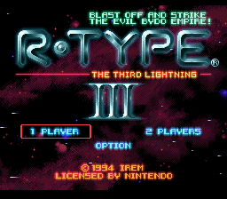 R-Type III — sstitle (WOR)