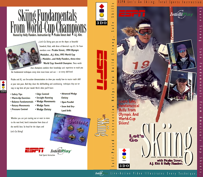 Espn - Let's Go Skiing — box-texture (US)