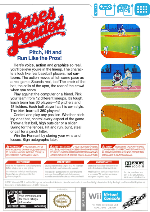 Bases Loaded — box-2D-back (US)