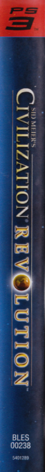Sid Meier's Civilization Revolution — box-2D-side (DE)