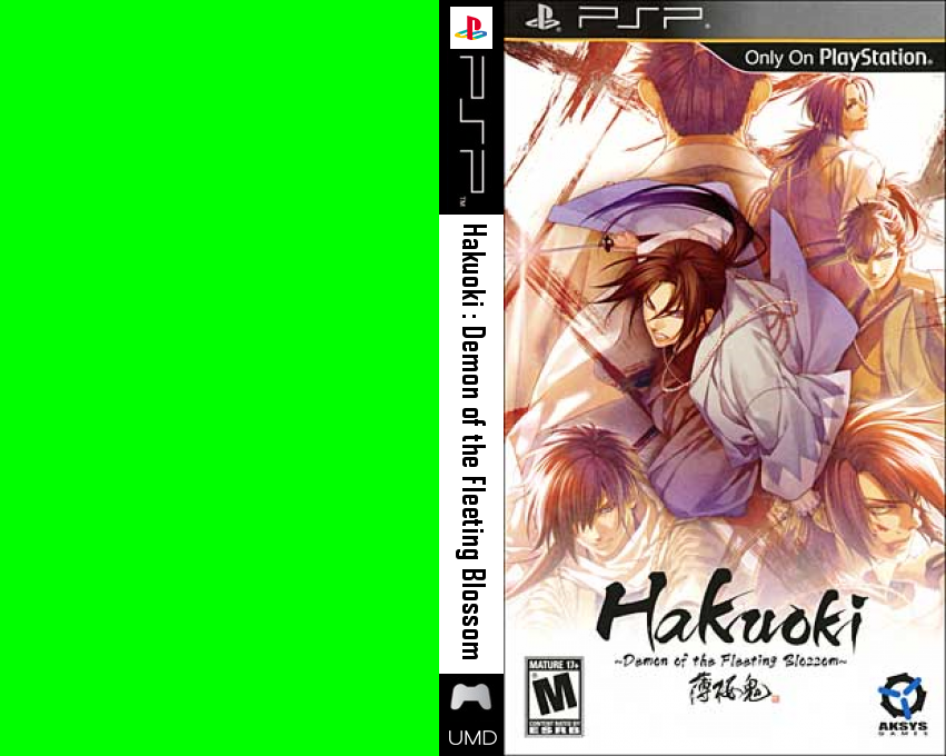 Hakuoki - Demon of the Fleeting Blossom — box-texture (US)