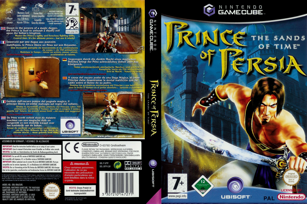 Prince of Persia - The Sands of Time — box-texture (EU)