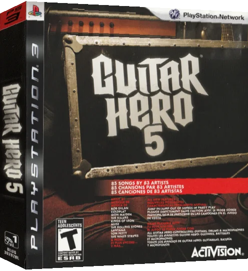 Guitar Hero 5 — box-3D (US)