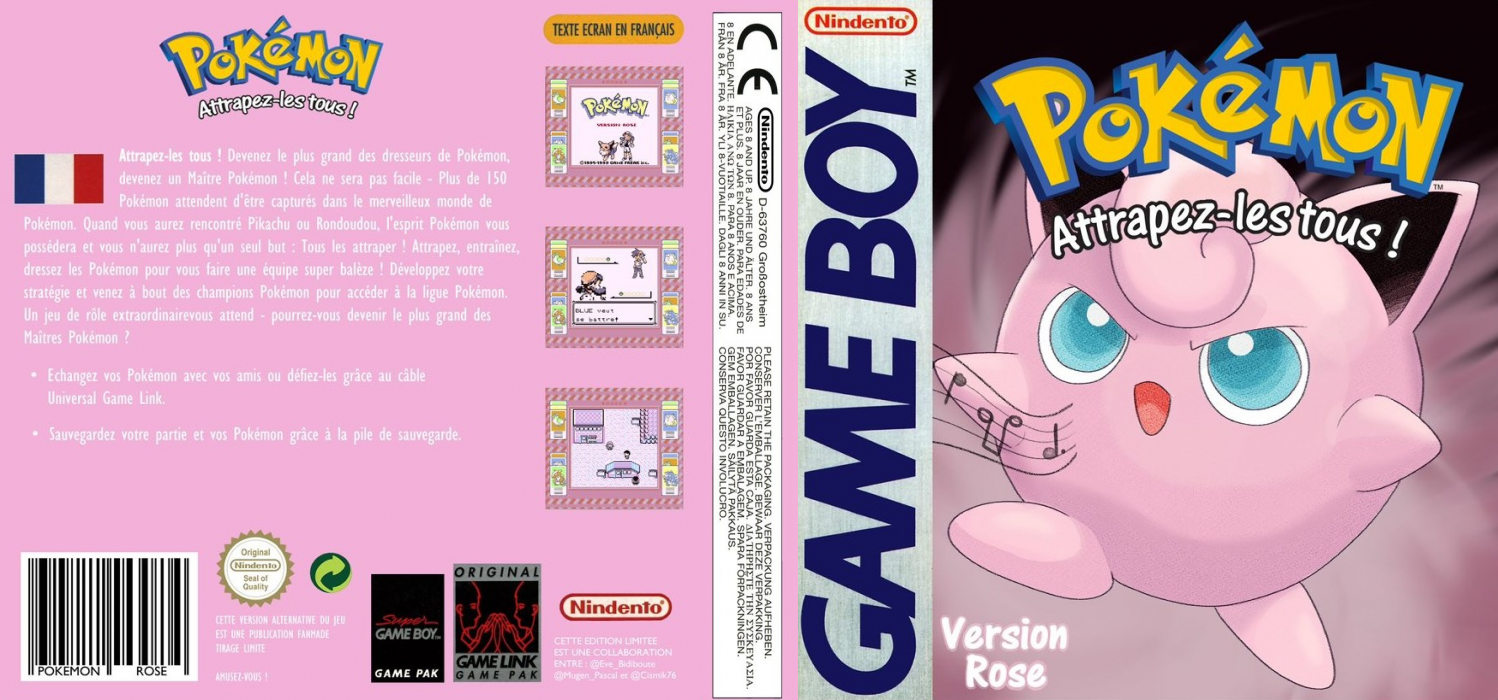 Pokémon - Pink Version — box-texture (FR)