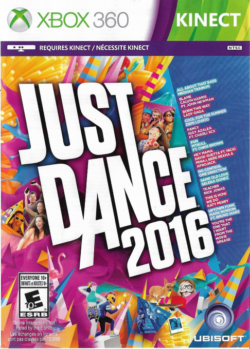 Just Dance 2016 box art