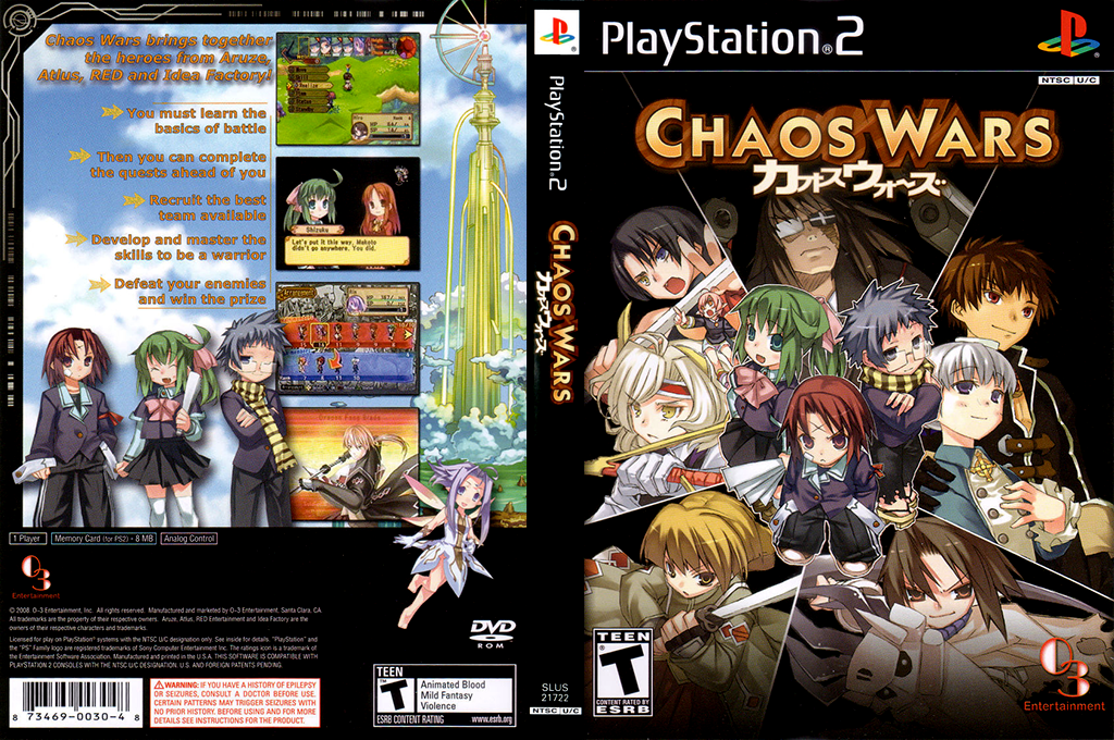 Chaos Wars — box-texture (US)