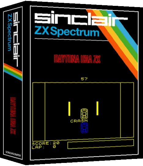 Daytona Usa Zx — box-3D (SS)