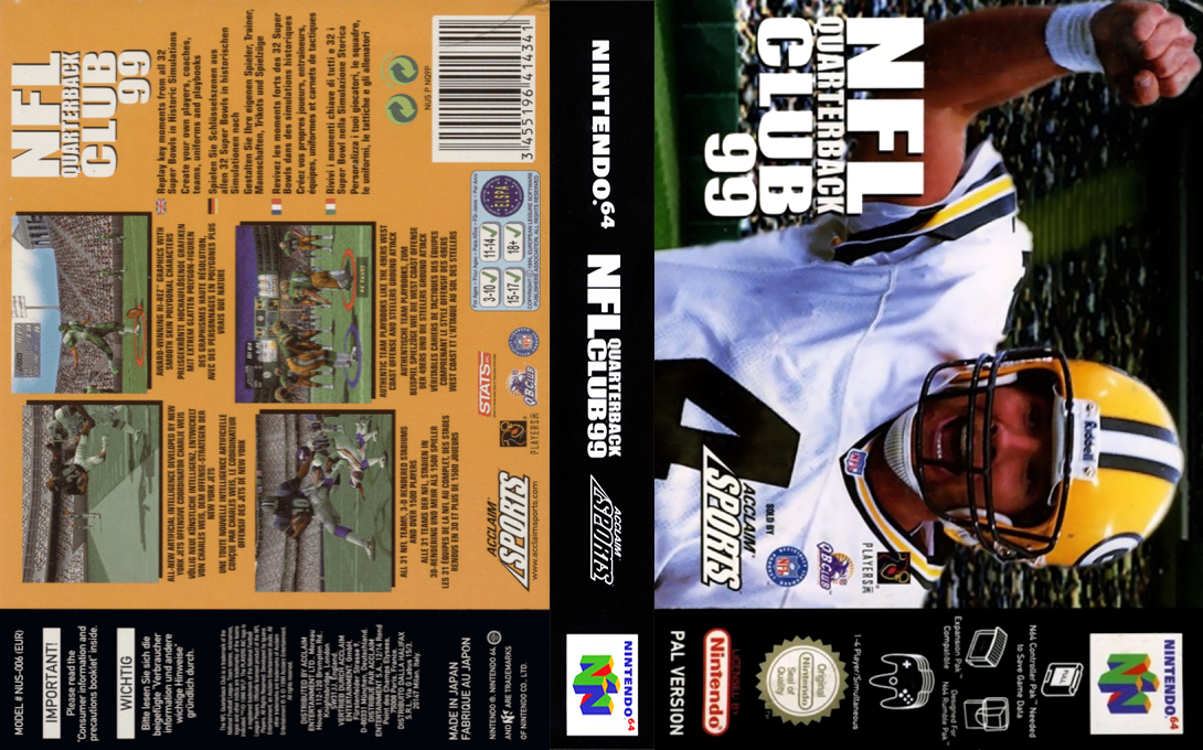 NFL Quarterback Club 99 — box-texture (EU)