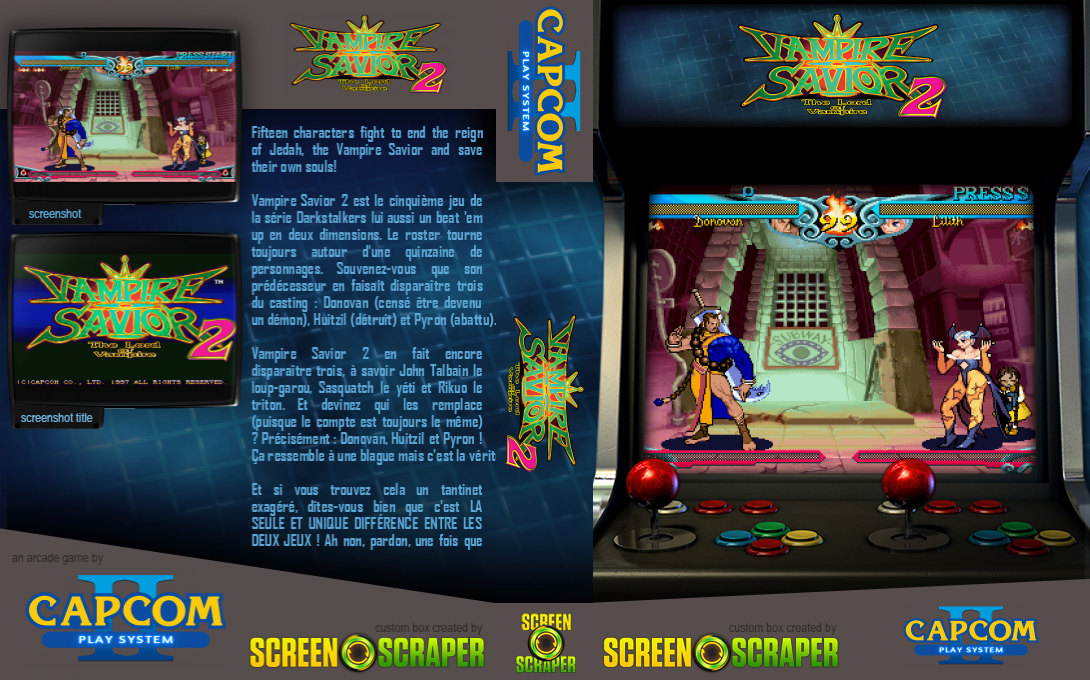 Vampire Savior 2 : The Lord of Vampire — box-texture (SS)