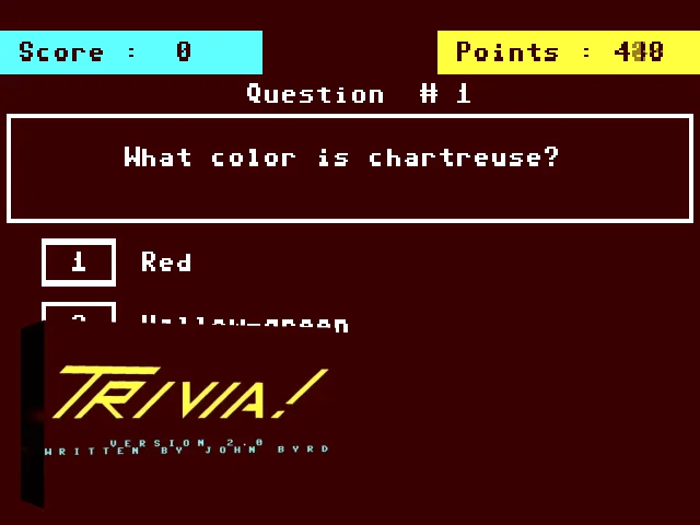 Trivia! v2.0 — mixrbv2 (WOR)