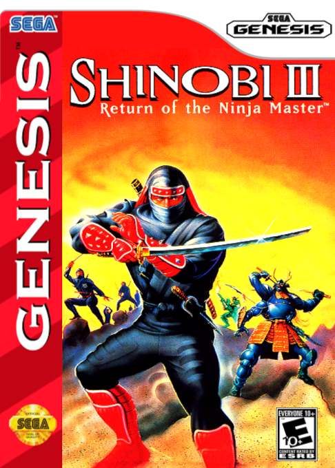 Shinobi 3 - Return Of The Ninja Master box art