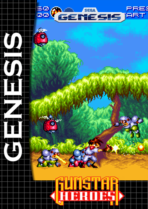 Gunstar Heroes — box-2D (SS)