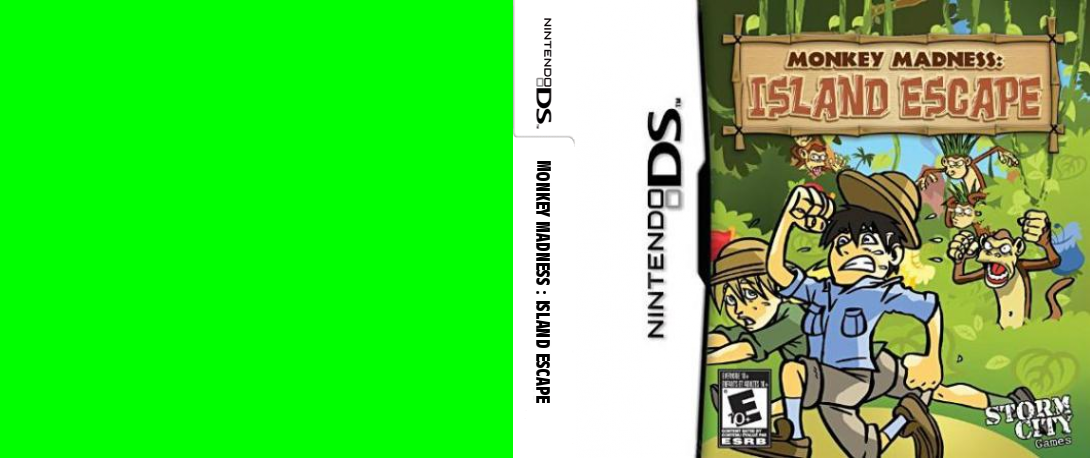 Monkey Madness - Island Escape — box-texture (US)