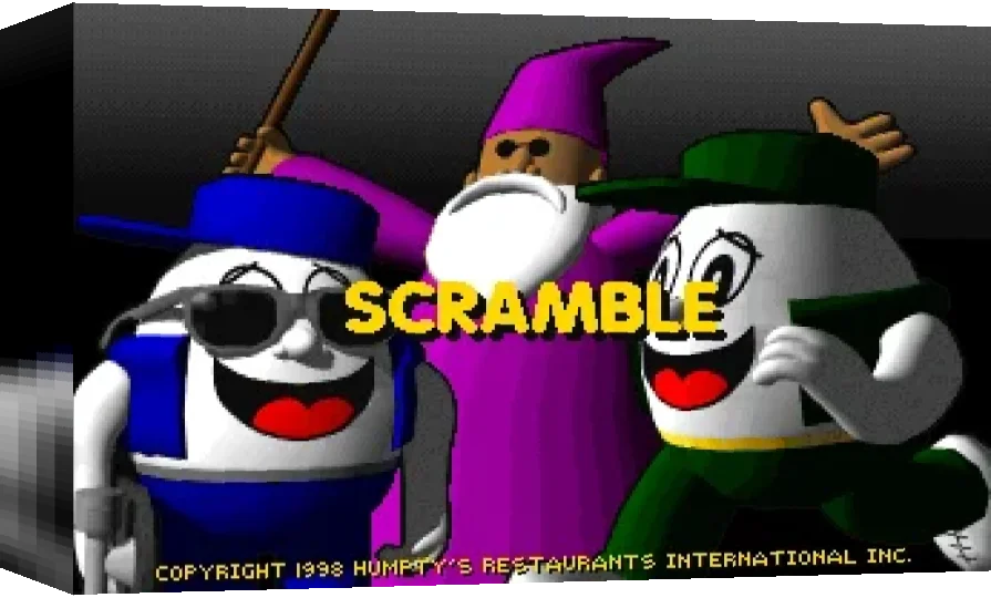 Humpty's Scramble — box-3D (WOR)