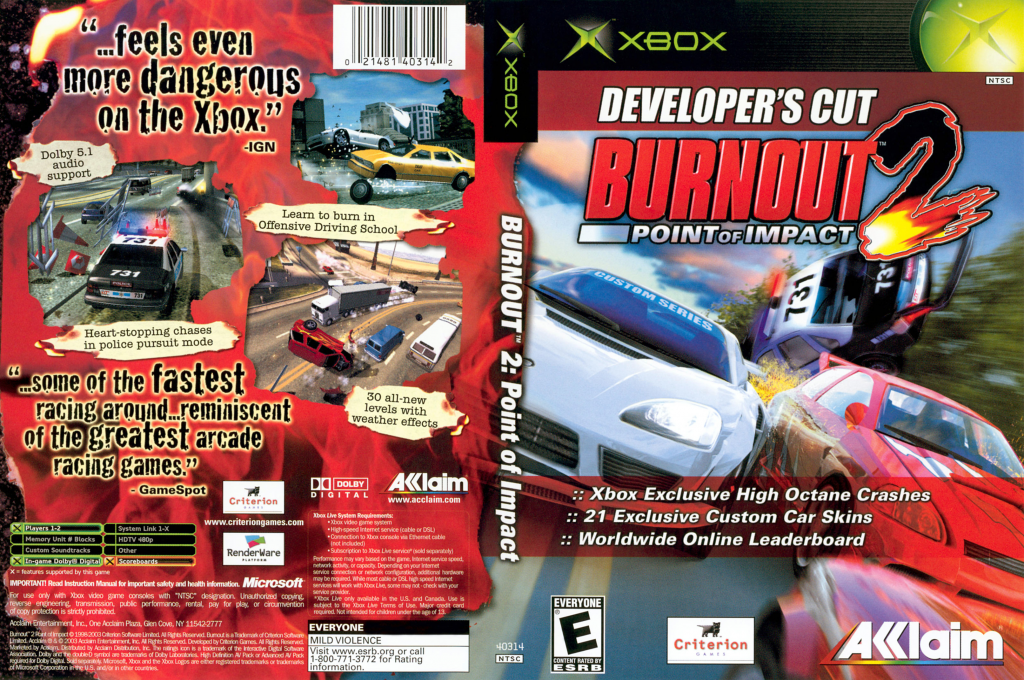 Burnout 2 - Point of Impact — box-texture (US)