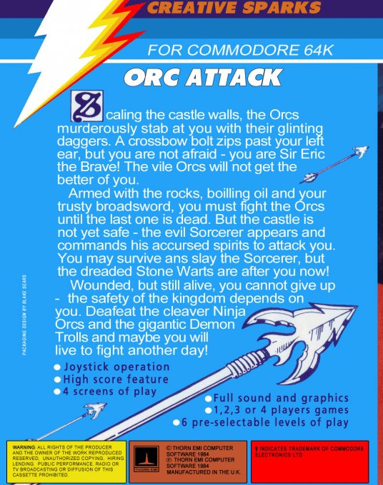 Orc Attack — box-2D-back (EU)