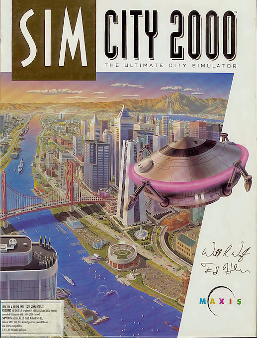 SimCity 2000 box art